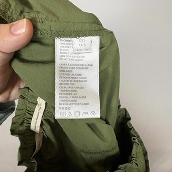 Urban Outfitters Dark khaki Green Waylan Nylon Jogger Pant Size: Small - Picture 8 of 8